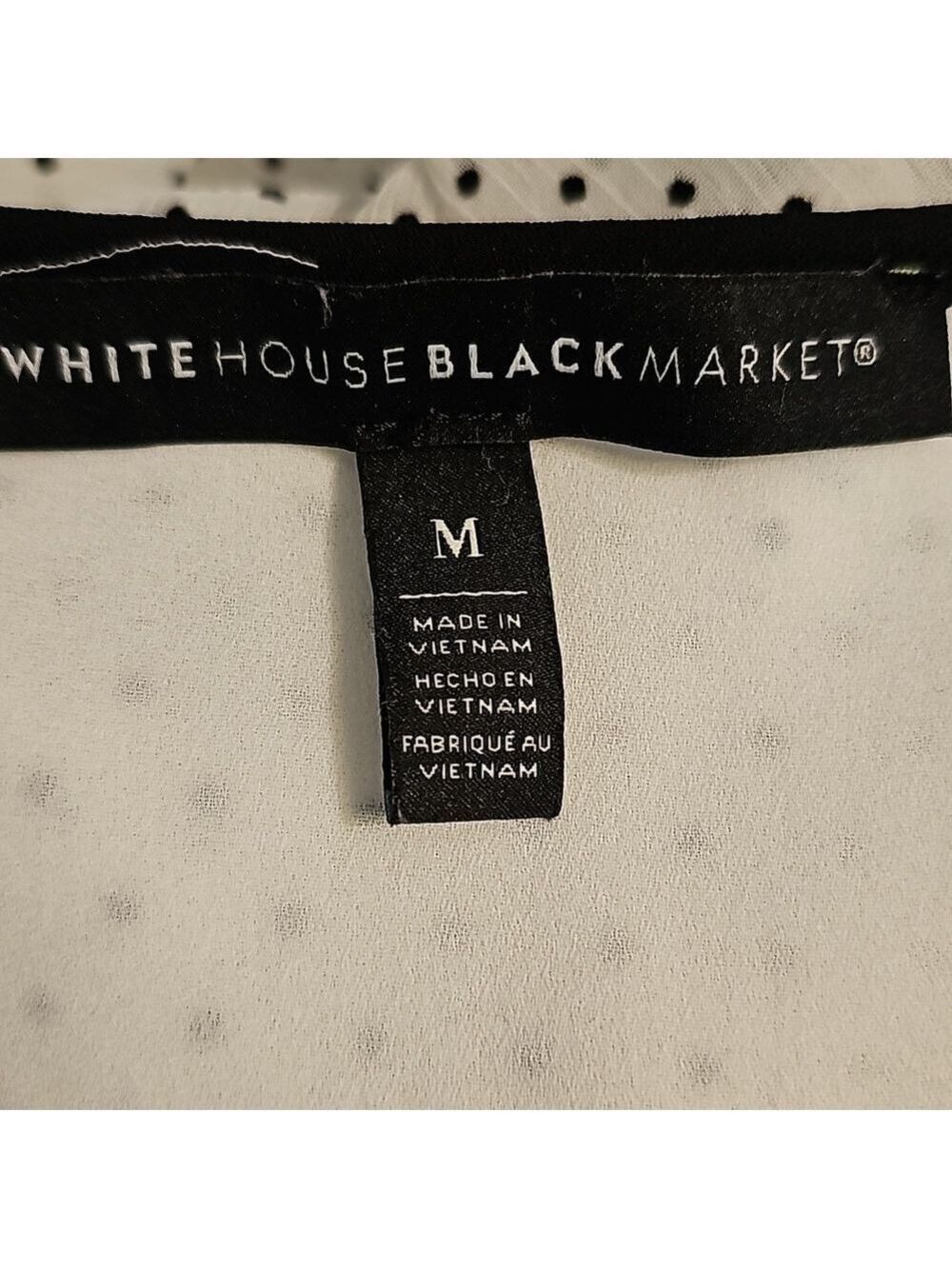 WHBM Polka Dot Blouse - Picture 7 of 9